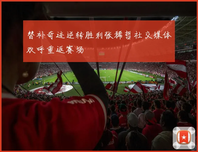 替补奇迹逆转胜利张稀哲社交媒体欢呼重返赛场